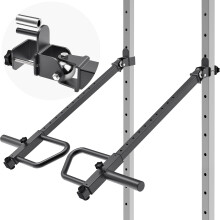 Kipika Adjustable Lever Arms for Power Rack - Jammer Arms Attachments for 2" x 2" Racks with 5/8" or 1" Holes - Compatible with 2-Inch Olympic Plates