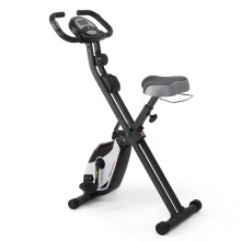 Ultrasport F-Bike Heavy, Bicycle Trainer, Home Trainer, Exercise Bike with Training Computer and Hand Pulse Sensors, Collapsible