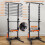 ONETWOFIT Foldable Power Tower Pull Up Bar Station, Multi-Function Adjustable Height Dip Station for Home Gym Workout, Wall mounted pull up, Pull Up 4