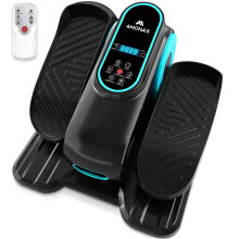 Amonax Electric Pedal Exerciser, Seated Elliptical Machine Cardio Under Desk Exercise Bike, Mini Cycle Trainer for Elderly, Sit down Foot Step Machine