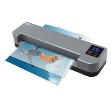 SINCHI 4-Roller Laminator Machine with LCD Display, 75-250 mic, A3 Size, 55-Second Warm-up & 1100 mm/Minute Thermal Laminating Machine for