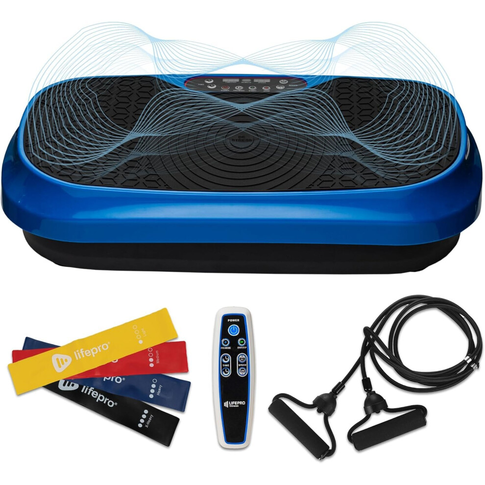 LifePro Vibrating Plate Exercise Machine for Home & Travel, Compact Full Body Vibration Plate for Weight Loss, Muscle Recovery, Toning & Fitness, 118