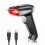 Eyoyo 2D Bluetooth Wireless Barcode Scanner, 2500mAh Cordless Handheld USB-Enabled QR & Barcode Reader for Libraries, Warehouses, Compatible with 1