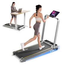YPOO Walking Pad with Incline 3 in 1 Walking Pad with Handle 3 Level Incline, Portable Folding Treadmills for Home Foldable 300lbs Under Desk