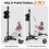 ONETWOFIT Foldable Rowing Machine & LAT Pull Down Machine 2 in 1 Multi-function Compact Rowing Machine for Home, Low Row Cable Fitness with Flat 5