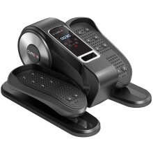 CURSOR FITNESS Under Desk Elliptical Machine, Cross Trainers with 12 Level Speeds, Pedal Exerciser with Manual & Auto Mode for Home Office