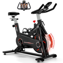 Exercise Bike Magnetic Resistance, Wenoker Spin Bike for Home Gym Use Equipment, Indoor Cycling Fitness Stationary Bike with LCD Display&Tablet Holder