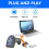 LENVII Handheld 2D Barcode Scanner QR Code Scanner 1D Bar Code Scanner USB Barcode Reader Barcode Scanners for Shop,Store,Supermarket, Warehouse 3