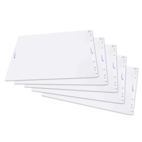 Legamaster Flipchart Paper Pads - Plain - 20 Sheets Per Pad - 5 Pack - 98 x 65 cm