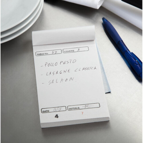 Fiesta Duplicate Restaurant Pad White (Box 50) 1