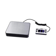 ABCON POSTSHIP Digital 50kg 110lb with 2g 0.1oz Increments 20x17cm Stainless Steel Platform Letter Postal Postage Parcel Shipping Weighing Warehouse