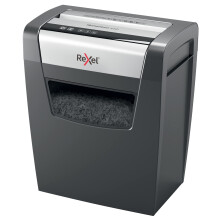 Rexel Momentum X410 Cross Cut Paper Shredder, Shreds 11-10 Sheets (70-80 gsm), 23 Litre Bin, Black, 2104571