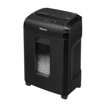 Fellowes Paper Shredder for Home Office Use - 10 Sheet Micro Cut Shredder for Home and Office Use - Deskside Shredder with 19 Litre Pull-Out Bin -