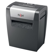 Rexel Momentum X308 Cross Cut Paper Shredder, Shreds 9-8 Sheets (70-80 gsm), 15 Litre Bin, Heavy Duty, Black, 2104570