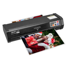 SINCHI Auto Sense, 75-250 Micron Laminating Machine for Office and School, 50-Second Warm-up, 1000 mm/Minute, Never-Jam, Heavy Duty, A3-Size Thermal