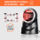 Tera Pro 2D QR Desktop Barcode Scanner Omnidirectional Adjustable Scan Head, USB Wired Handsfree Platform Automatic Bar Code Reader for Market Retail 3