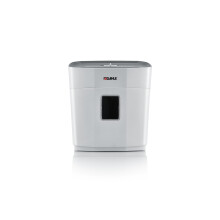Dahle PaperSAFE 100 Paper Shredder (5 Sheets, Oil-Free, Jam Protection, Cross-Cut, for Home-Office) Grey, 36.6 x 34.7 x 21.7cm
