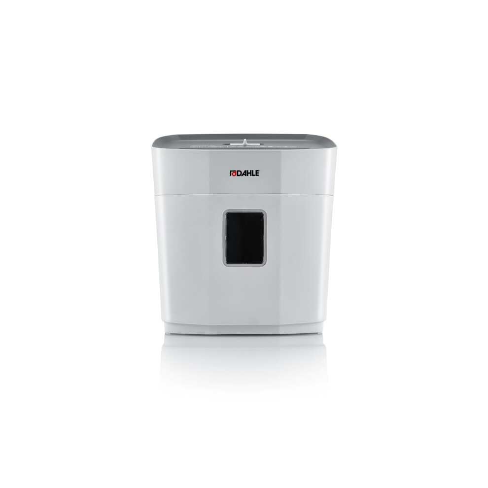 Dahle Papersafe 100 Paper Shredder (5 Sheets, Oil-Free, Jam Protection, Cross-Cut, For Home-Office) Grey, 36.6 X 34.7 X 21.7Cm