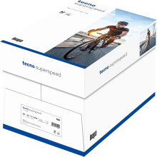 inapa Tecno Superspeed Printer/Copier Paper 80 g/m? A4 2,500 Sheets (5 x 500) Brilliant White