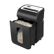 VidaTeco Cross-Cut Paper Shredder For Home Use, Heavy Duty 15-Sheet Shreds Paper/Card/Staple/Clip Office Shredder, Security Level P-4 Jam Proof System
