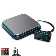 GRAM PRES Digital Shipping Scale, 86 lbs/0.1 oz High Precision Postal Scales for Parcels with Hold/Tare/Separate LCD Display, Letter Scales, Stainless