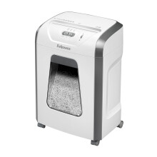 Fellowes Paper Shredder for Home Office Use - 15 Sheet Cross Cut Paper Shredder for Deskside Use - Powershred 15C Home Shredder with 19L Pull-Out Bin
