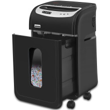VidaTeco Cross-Cut Paper Shredder Heavy Duty, 20-Sheet Shreds Paper/Card/Staple/Clip Paper Shredder for Home Office Use, Security Level P-4 Jam Proof