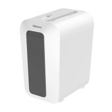 Fellowes Powershred LX65 Paper Shredder for Home Office - 10 Sheet Cross Cut With 22 Litre Bin - High Security P4 - White