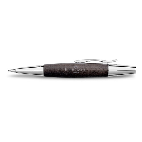 Faber-Castell PFaber-Castell Prop Pencil Wood/Chrome Shiny Black 1