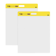 Post-it Super Sticky Self Stick Wall Pad Meeting Chart 566 White 58.4 cm x 50.8 cm 20 Sheets/Pad 2 Pads/Pack 100% PEFC SGSCH-PEFC-COC-110078