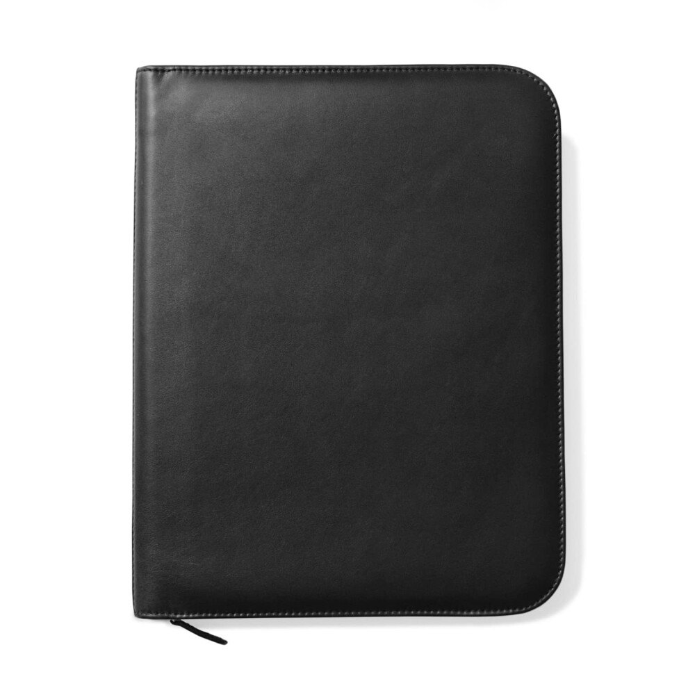 Maruse Luxury Leather Portfolio ? Zip-Around Executive Folio & Organiser, Laptop & iPad Sleeve ? Handmade in Italy, Black-image-OPC-PH827WG-NEW