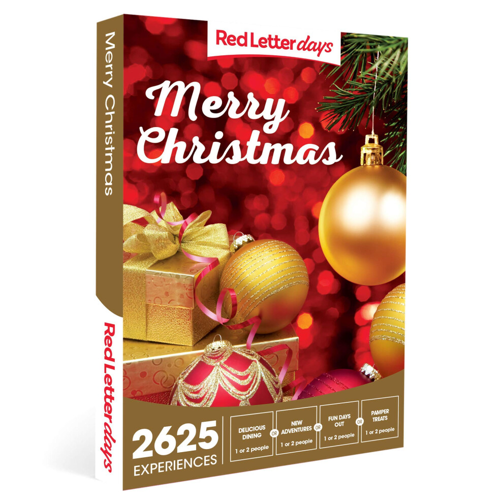 Red Letter Days Merry Christmas Experience Box - Choose from 2,625 Signature Experiences-image-OPC-PH8282F-NEW