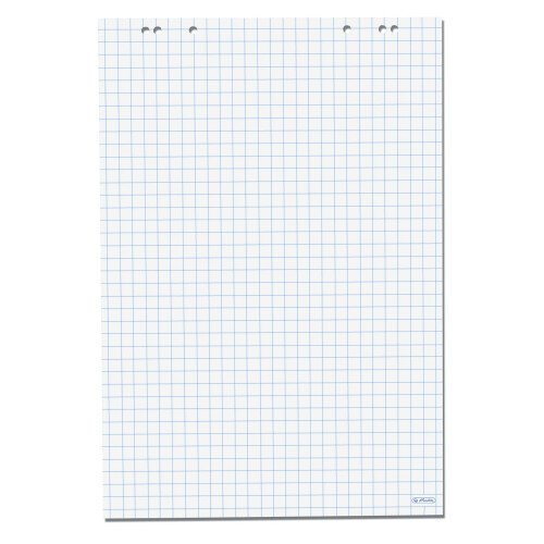 Herlitz 68x99cm Squared Recycled Paper 20 Sheet Flipchart Pad