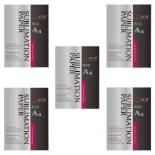 A-SUB Sublimation Paper A4, 210x297mm, 500 Sheets, Compatible with EPSON, SAWGRASS, RICOH, Brother Sublimation Printers