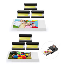 2 Pack KP-108IN Compatible with Canon Selphy CP1500 Photo Paper and Cartridge for Selphy CP1300 CP1200 CP1000 CP910 CP900 CP Photo Printer, 216 Paper