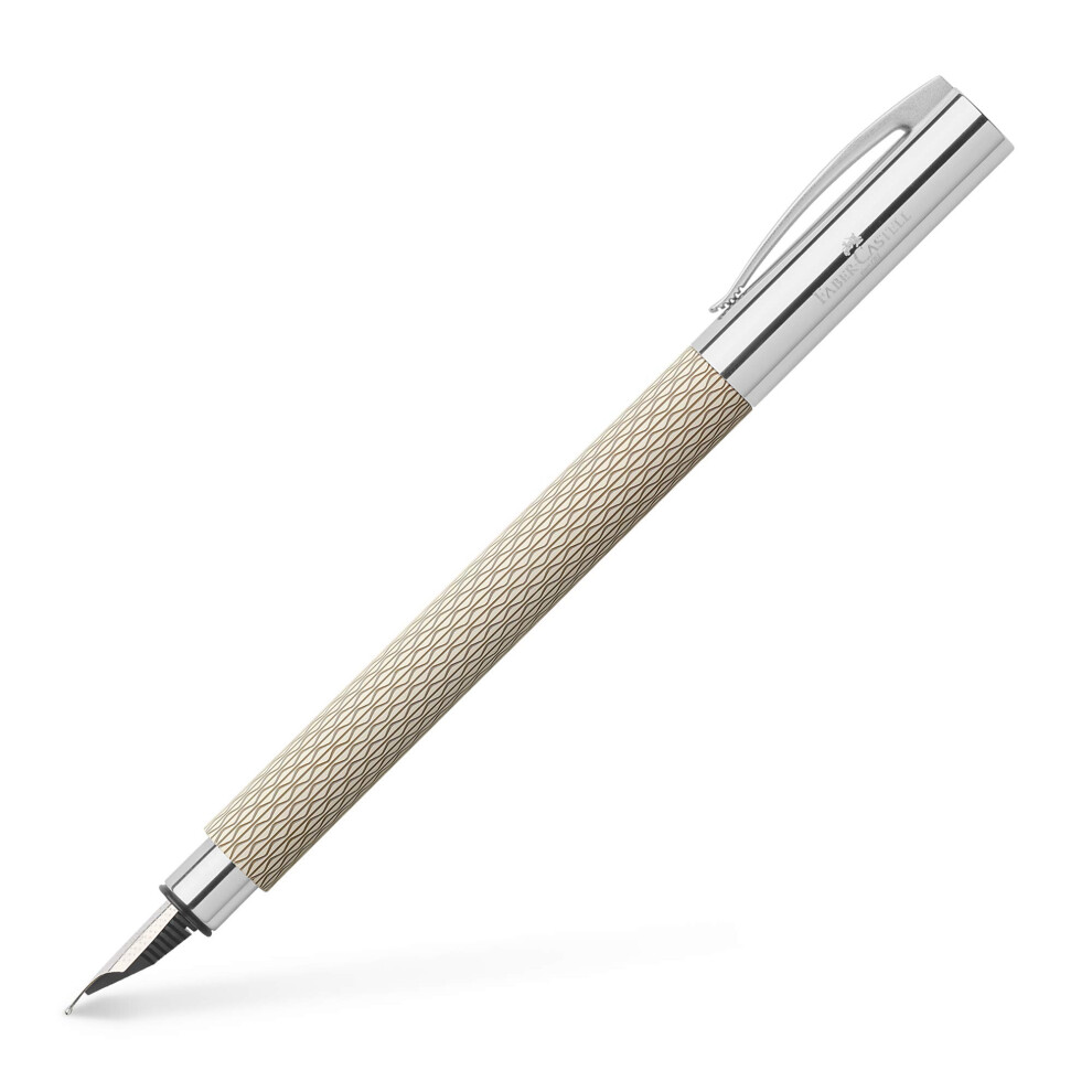 Faber-Castell Ambition Opart 149622 Fountain Pen Nib Width Ef White Sand Pack Of 1