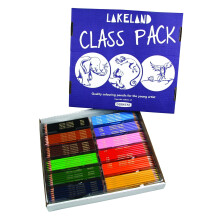 Derwent Lakeland Colourthin Colouring Pencils, Pack of 360 for Classroom Use, 12 Basic Colours, Class Pack, 0700078