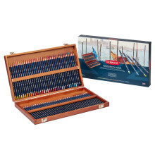 Derwent Watercolour Pencils, Painting & Drawing, Set Of 72 In Wooden Gift Box, Ideal For Blending & Layering, Professional Quality, 32891