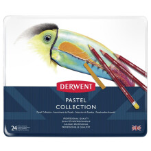 Derwent Pastel Collection Sampler Kit, Drawing & Writing, Set Of 24 Pencils, Blocks & Accessories For Pastel Drawing & Colouring, Professional