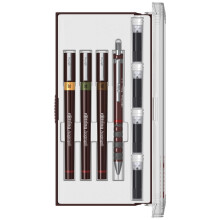 rOtring Isograph Junior Set 3x Technical Pens | 0.20mm, 0.30mm, 0.50mm Fineliner Pens + Accessories