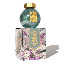 Ferris Wheel Press Fountain Pen Ink, FerriTales Collection, Deep Eucalyptus with Duochrome Green/Pink Shimmer, 85ml