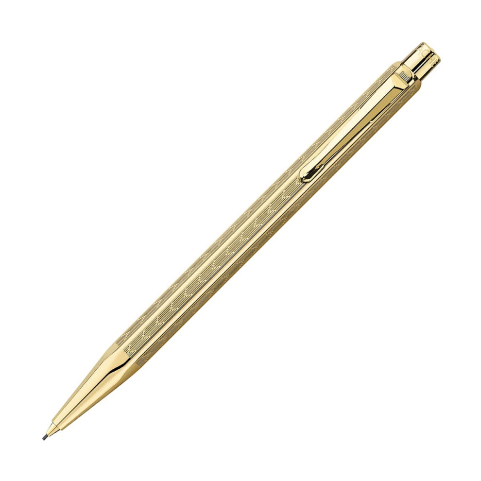 Caran D'ache Chevron Mechanical Pencil 0.7Mm - Gilt