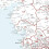 UK White Postcode Area Medium Wall Map (AR4) - 23.5" x 33.25" Laminated 2