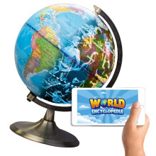BIG MINDS - Globe For Kids | Globe | Interactive Globe | Kids Globe Night & Day Modes | Globes Of Earth | Globe Lamp Led Light | World Globe For Kids