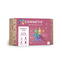 Connetix Pastel Geometry Pack, 40 Pieces