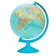 TOPGLOBE 30 cm Rotating Globe/Educational Globe - Map in Italian - Diameter (30 cm)