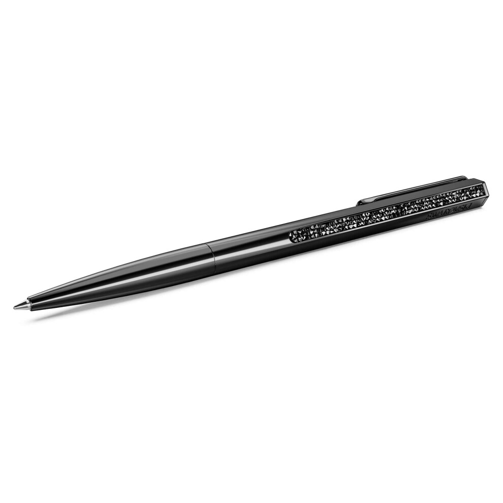 Swarovski Crystal Shimmer Ballpoint Pen, Lacquered Black