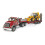 Bruder MACK Granite Truck Low Loader with JCB 4CX Backhoe Loader 1