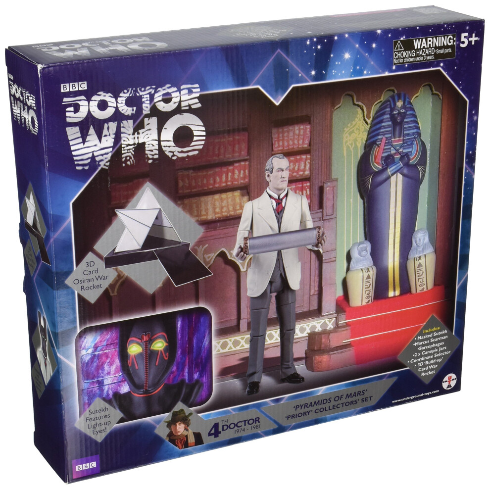 Doctor Who "Pyramids Of Mars" 5" Action Figure Box Set
