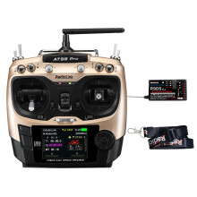 Radiolink AT9S Pro 10/12 Channels 2.4GHz RC Transmitter and Receiver R9DS Radio Remote Long Range Control for FPV Racing Drone/Quad/Airplane and More
